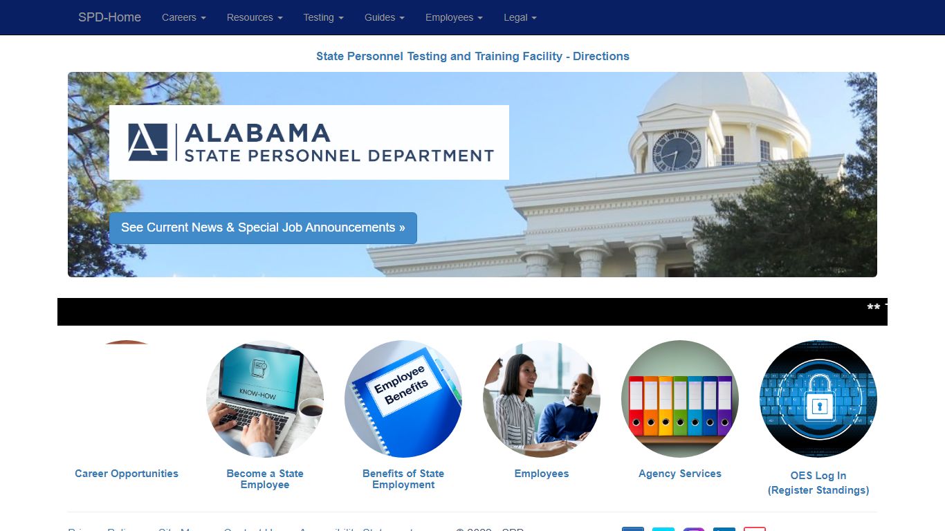 Home Page - SPD - State of Alabama Personnel Department